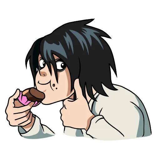 👍 Эмодзи «Death Note Emoji Puck» для Telegram