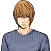 Стикер 35 📓 Набор эмоджи по аниме манге «Death Note [Тетрадь смерти]»