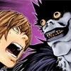 Стикер 2 📓 Набор эмоджи по аниме манге «Death Note [Тетрадь смерти]»
