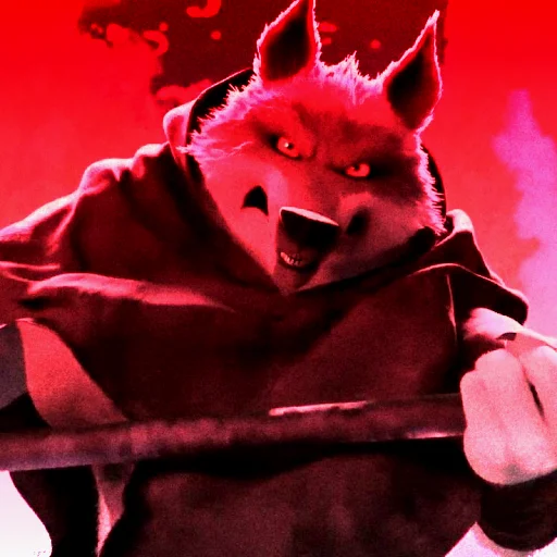 🐺 Стикер «death the big wolf» для Telegram