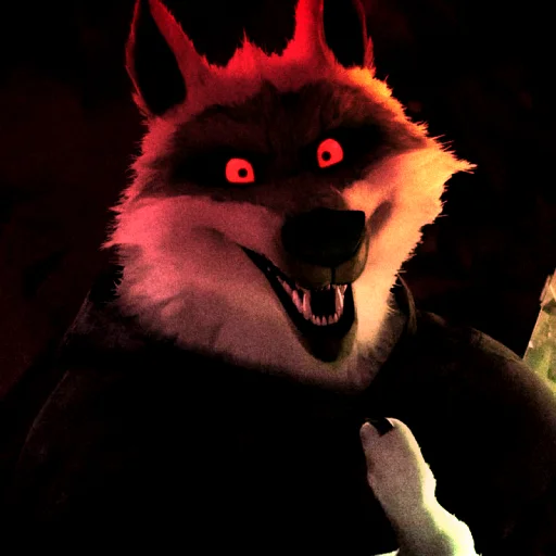 🐺 Стикер «death the big wolf» для Telegram