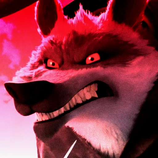 🐺 Стикер «death the big wolf» для Telegram