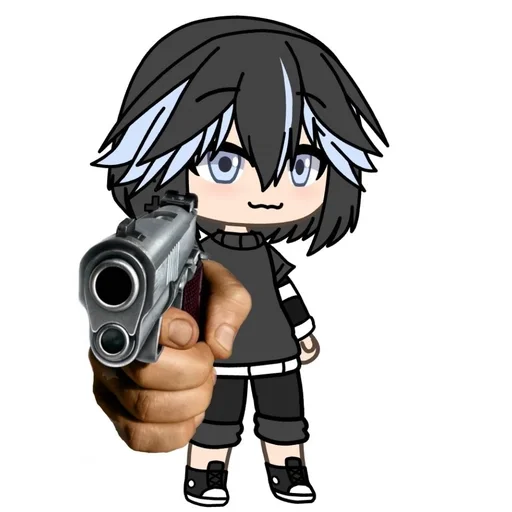 🔫 Стикер «Юки 2» для Telegram