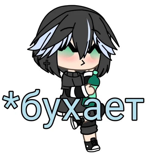 🥵 Стикер «Юки 2» для Telegram