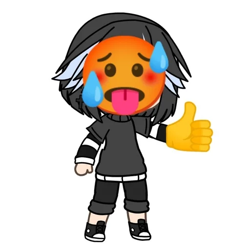 🥵 Стикер «Юки 2» для Telegram