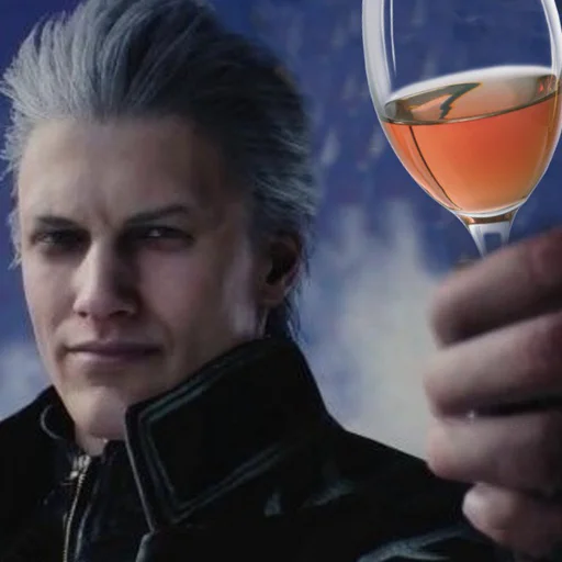 🍷 Стикер «Debil May Cry» для Telegram
