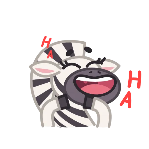 Стикерпак Debra Zebra для Telegram