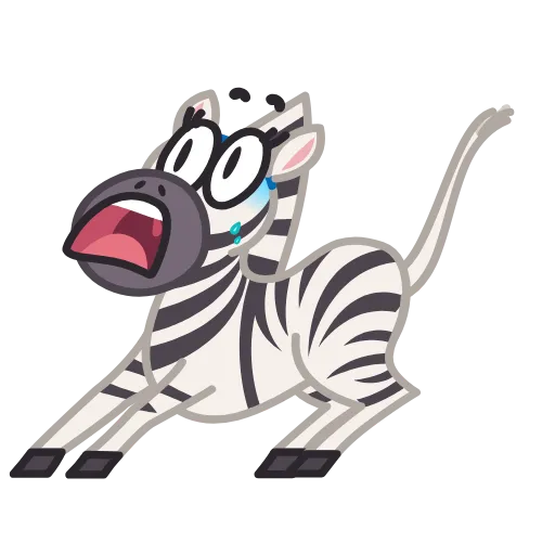 😨 Стикер «Debra Zebra» для Telegram