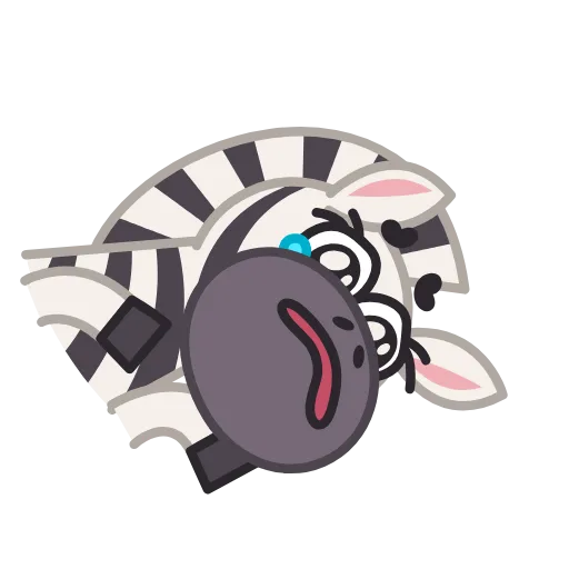 😭 Стикер «Debra Zebra» для Telegram