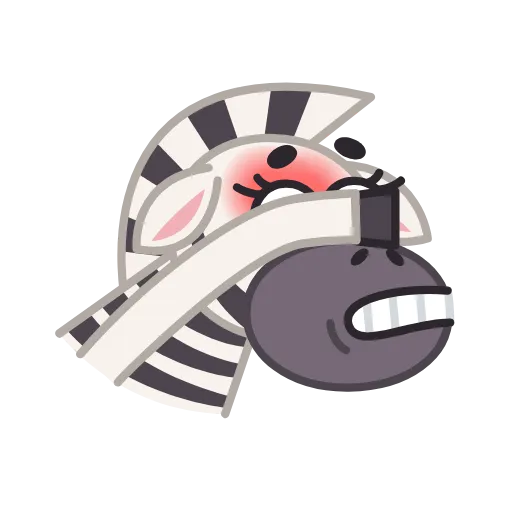 😳 Стикер «Debra Zebra» для Telegram