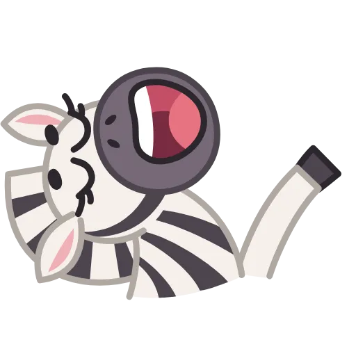 👋 Стикер «Debra Zebra» для Telegram