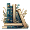 📚 Эмодзи «Синие буквы, иконки нарисованные нейросетью» для Telegram