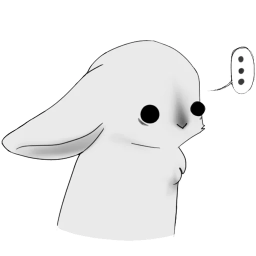 😶 Стикер «weird bunny» для Telegram