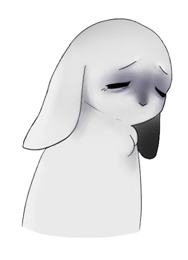 😞 Стикер «weird bunny» для Telegram