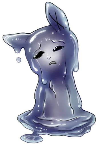🫠 Стикер «weird bunny» для Telegram