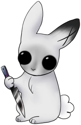 👺 Стикер «weird bunny» для Telegram