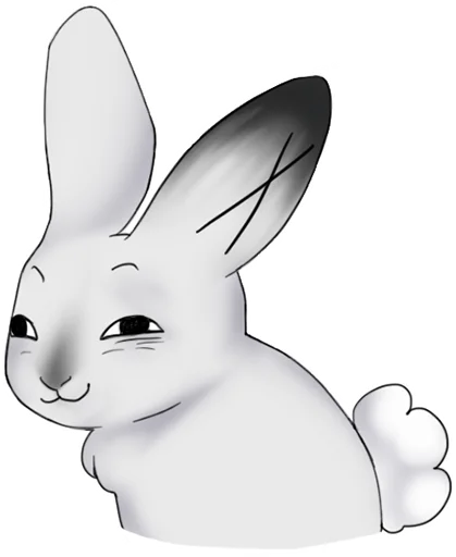 🤪 Стикер «weird bunny» для Telegram