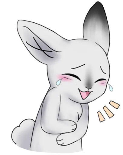🤣 Стикер «weird bunny» для Telegram