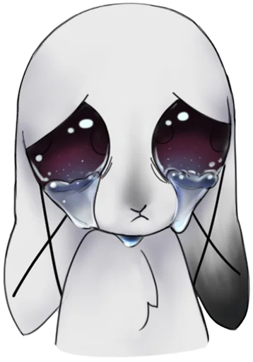 😰 Стикер «weird bunny» для Telegram