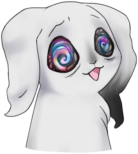 🍄 Стикер «weird bunny» для Telegram