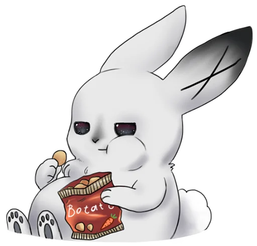 🥕 Стикер «weird bunny» для Telegram