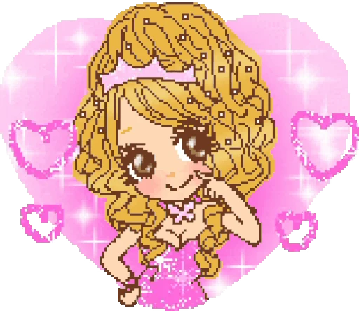 👸 Стикер «DecoGALS» для Telegram