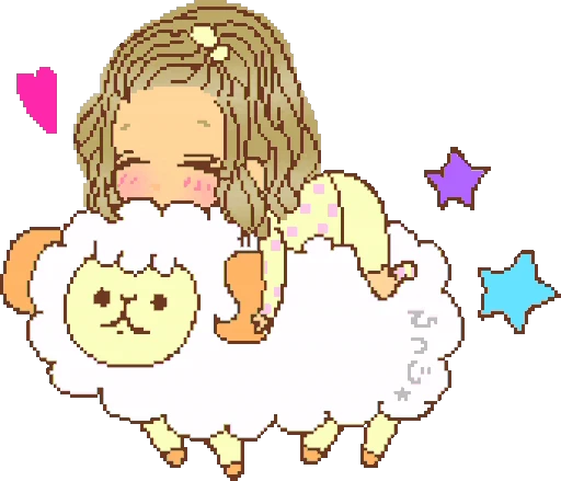 🐏 Стикер «DecoGALS» для Telegram