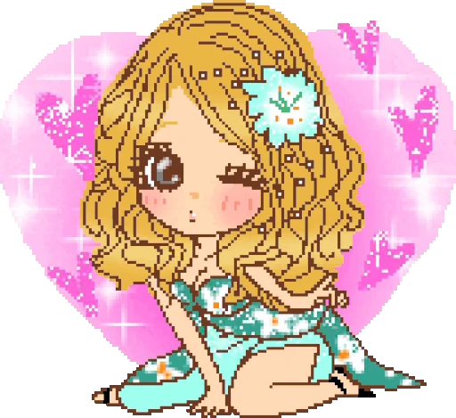 😘 Стикер «DecoGALS» для Telegram