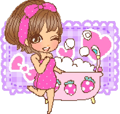 🛁 Стикер «DecoGALS» для Telegram