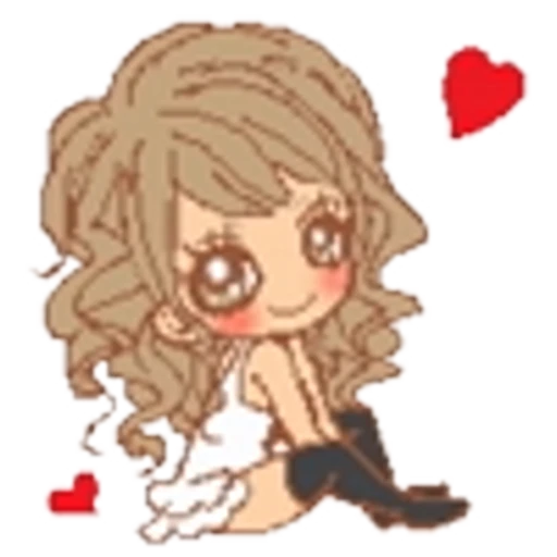 ❤ Эмодзи «Deco Gal Souzai» для Telegram
