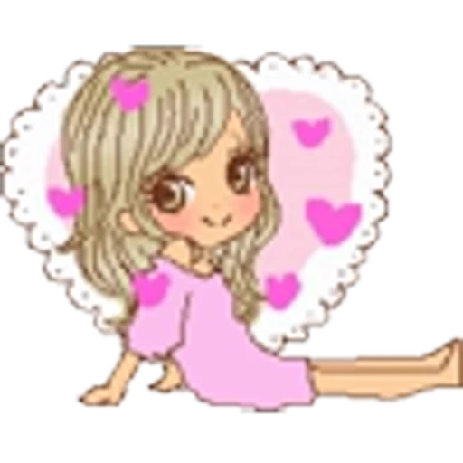 ❤ Эмодзи «Deco Gal Souzai» для Telegram