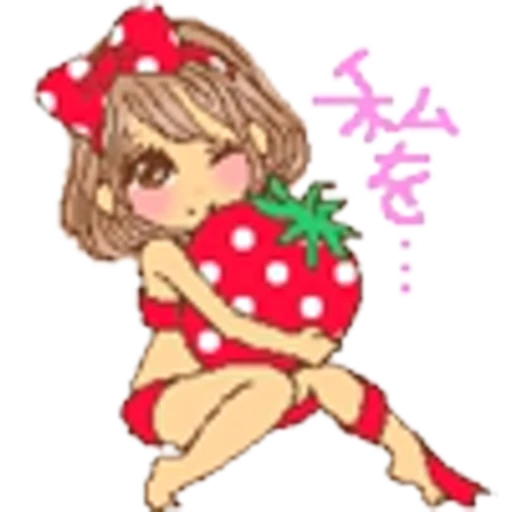😉 Эмодзи «Deco Gal Souzai» для Telegram