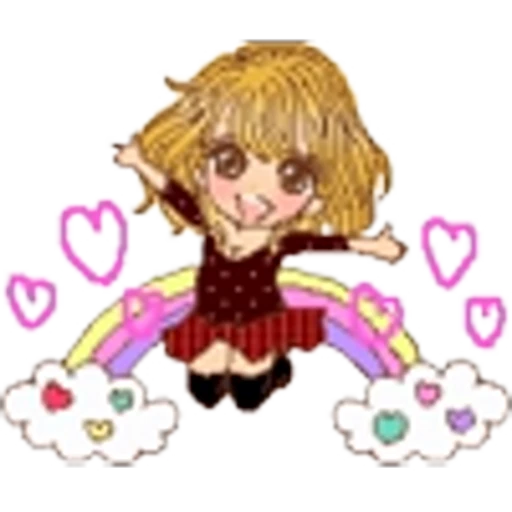 🌈 Эмодзи «Deco Gal Souzai» для Telegram