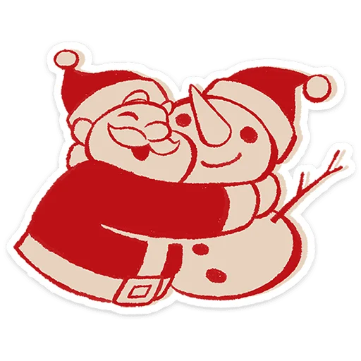 🎅 Стикер «Дедушка Мороз» для Telegram