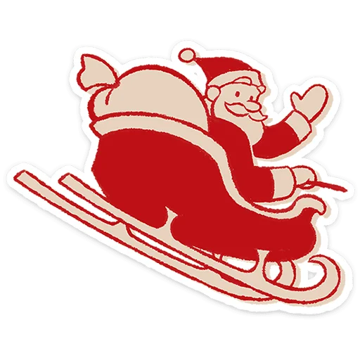 🎅 Стикер «Дедушка Мороз» для Telegram