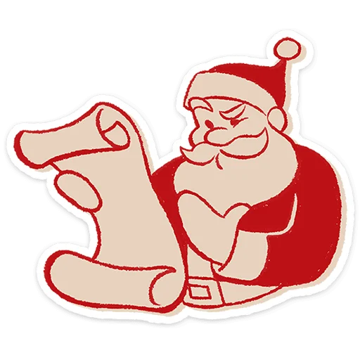 🎅 Стикер «Дедушка Мороз» для Telegram
