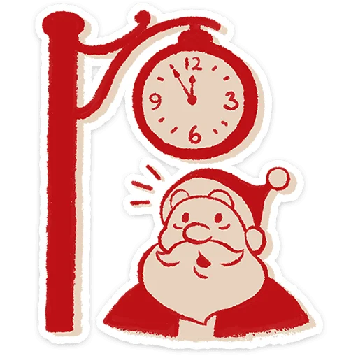 🎅 Стикер «Дедушка Мороз» для Telegram