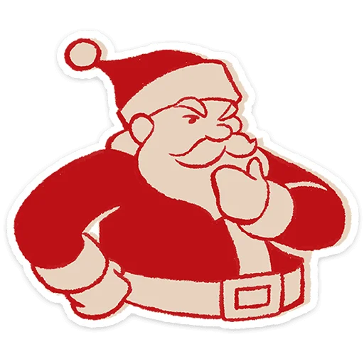 🎅 Стикер «Дедушка Мороз» для Telegram