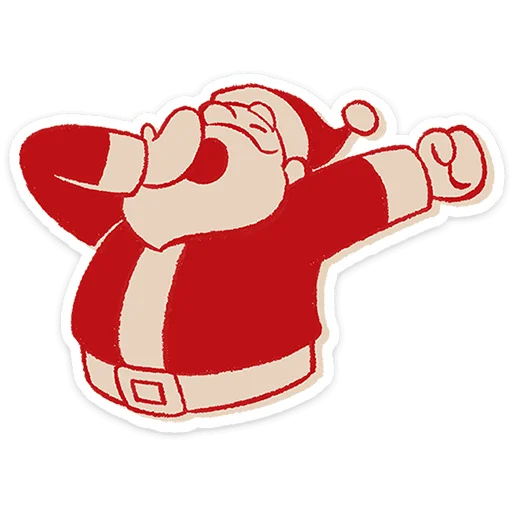 🎅 Стикер «Дедушка Мороз» для Telegram