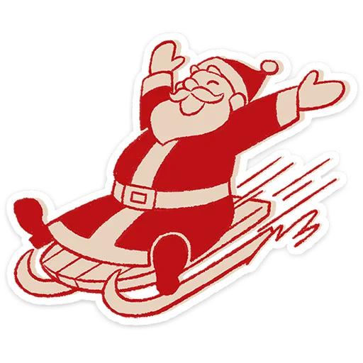 🎅 Стикер «Дедушка Мороз» для Telegram