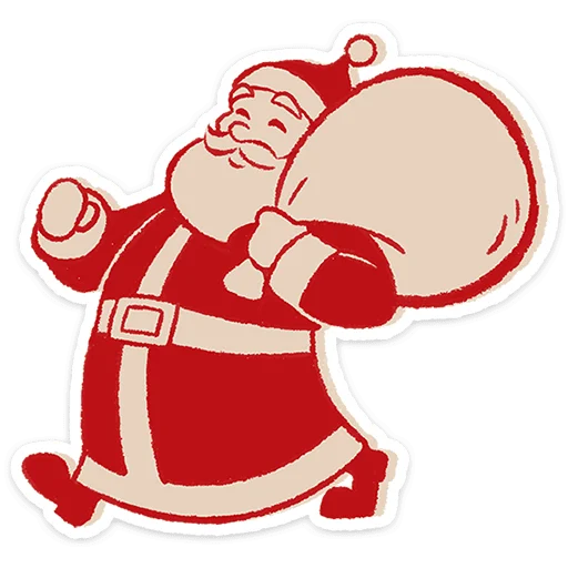 🎅 Стикер «Дедушка Мороз» для Telegram