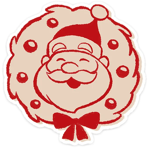 🎅 Стикер «Дедушка Мороз» для Telegram