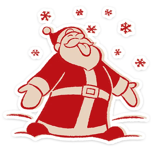 🎅 Стикер «Дедушка Мороз» для Telegram
