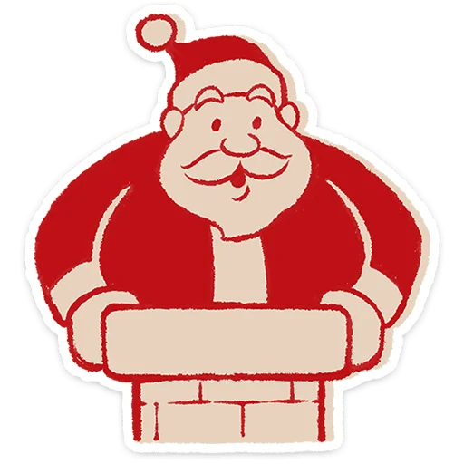 🎅 Стикер «Дедушка Мороз» для Telegram