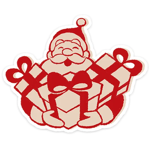 Стикерпак Дедушка Мороз для Telegram
