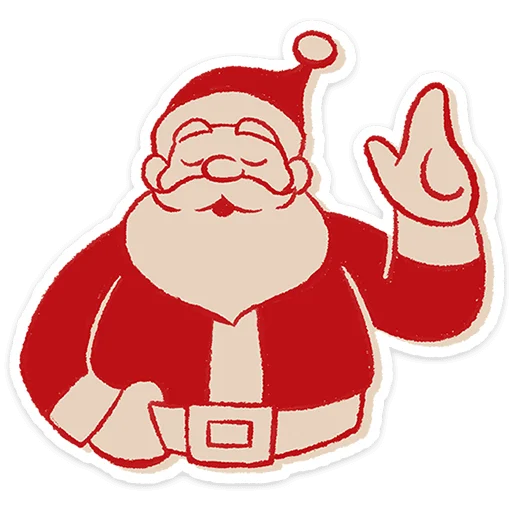 🎅 Стикер «Дедушка Мороз» для Telegram