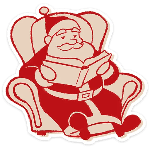🎅 Стикер «Дедушка Мороз» для Telegram