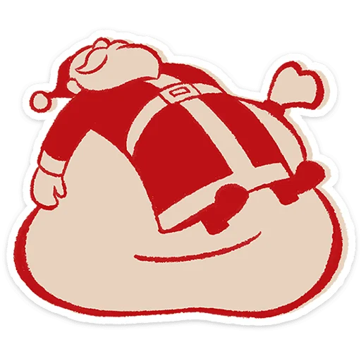 🎅 Стикер «Дедушка Мороз» для Telegram