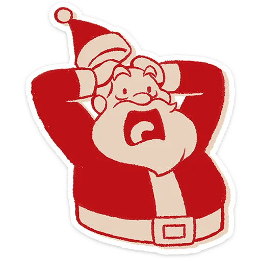 🎅 Стикер «Дедушка Мороз» для Telegram