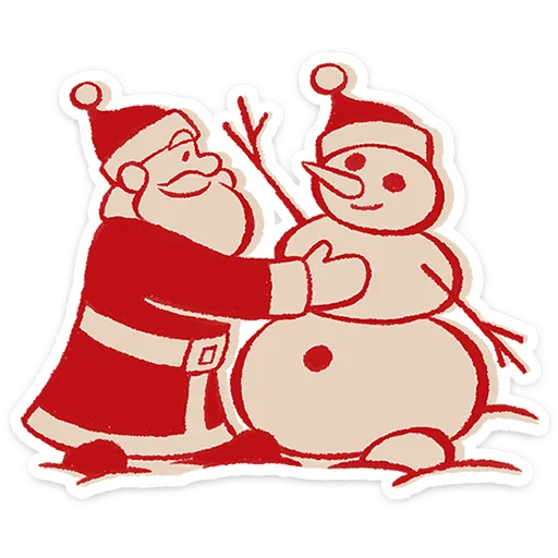🎅 Стикер «Дедушка Мороз» для Telegram